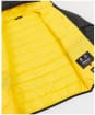 Boy’s Barbour International Ouston Hooded Quilted Jacket, 6-9yrs - New Black / Yellow