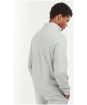 Men's Barbour Rothley Half Zip Sweatshirt - Grey Marl