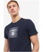 Men's Barbour International Miles T-Shirt - Night Sky