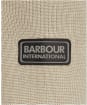 Men's Barbour International Moss Quarter Placket Knit - Cavalry Sand
