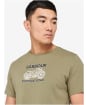 Men's Barbour International Lens T-Shirt - Light Moss