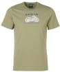 Men's Barbour International Lens T-Shirt - Light Moss