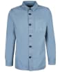 Men's Barbour Washed Overshirt - Washed Blue