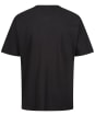 Men's Brixton Alpha Line S/S Relaxed Tee - Black Garment Dye