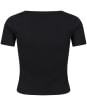 Women's Santa Cruz Gingham Arch Strip T-Shirt - Black