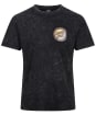 Men's Santa Cruz Loud Ringed Dot T-Shirt - Black Acid Wash 