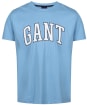 Men's GANT Archive Shield Embroidery T-Shirt - Gentle Blue