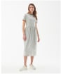 Women's Barbour Ellewood Dress - Olive / White