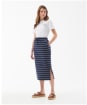 Overland Skirt - Navy Stripe