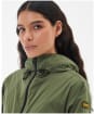 Women's Barbour International Northolt Showerproof Jacket- Green Smoke