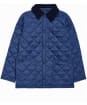 Boy's Barbour Liddesdale Quilted Jacket, 2-9yrs - Mid Blue