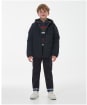 Boy's Barbour Hooded Liddesdale Quilted Jacket - 10-15yrs - Black