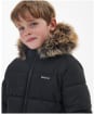 Boy's Barbour Corbett Quilted Jacket - 6-9yrs - Black