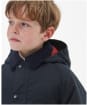 Boy's Barbour Winter Bedale Wax Jacket - 6-9yrs - Navy