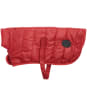 Barbour Baffle Quilted Dog Coat - Wine