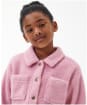 Girl's Barbour Sienna Overshirt - 6-9yrs - Light Pink Dahlia