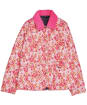 Girl's Barbour Patterned Liddesdale Quilted Jacket - 6-9yrs - Pink Dahlia Floral