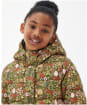 Girl's Barbour Printed Bracken Quilted Jacket - 10-15yrs - Woodland Fox