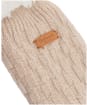 Women's Barbour Cable Knit Lounge Socks - Oatmeal