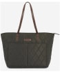 Women's Barbour Quilted Tote Bag - Olive