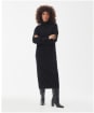 Women's Barbour International Aprila Midi Knit Dress - Black