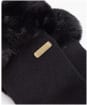 Women's Barbour International Mallory Knitted Gloves - Black
