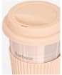Women's Barbour Travel Mug And Beanie Set - Pink / Grey