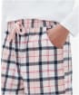 Women's Barbour Etta Henley Pyjama Set - Pink / Navy Tartan