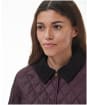 Women's Barbour Annandale Quilted Jacket - Black Cherry