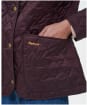 Women's Barbour Annandale Quilted Jacket - Black Cherry