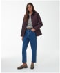 Women's Barbour Annandale Quilted Jacket - Black Cherry