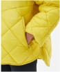 Women's Barbour International Parade Quilted Jacket - Electric Yellow