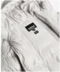 Women's Barbour International Ennis Quilted Jacket - Silver Cloud