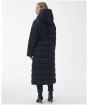 Women's Barbour Alexandria Quilt Jacket - Black / Black / Sage Tartan