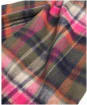 Women's Barbour Vintage Winter Plaid Scarf - Pink Dahlia