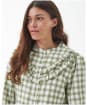 Women's Barbour Mersea Shirt - Cloud Check