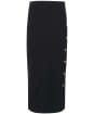 Women's Barbour International Velocete Midi Knit Skirt - Black