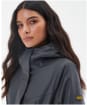 Women's Barbour International Peaty Showerproof Jacket - Black