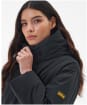 Women's Barbour International Reversible Montreal Showerproof Jacket - Black