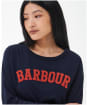 Women's Barbour Bracken T-shirt - Navy