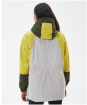 Women's Barbour International Pendleton Waterproof Jacket - Silver Cloud / Electric Yellow