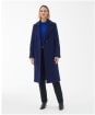 Women's Barbour Angelina Wool Jacket - Azure Blue / Dark Navy