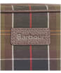 Men's Barbour Tartan & Leather Washbag - Classic Tartan