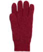 Men's Barbour Carlton Gloves - Cranberry