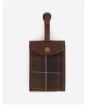 Men's Barbour Leather & Tartan Travel Gift Set - Classic Tartan / Brown