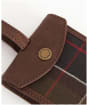 Men's Barbour Leather & Tartan Travel Gift Set - Classic Tartan / Brown