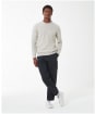 Men's Barbour Essential Lambswool Crew Neck Sweater - Biscuit Marl