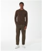 Men's Barbour Tisbury Crew Neck Sweater - Dark Sand