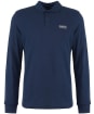 Men's Barbour International Long Sleeve Polo Shirt - International Navy