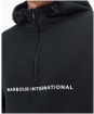 Men's Barbour International Motored Hoodie - Black